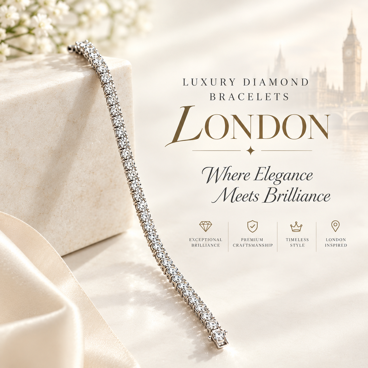 Luxury Diamond Bracelets London