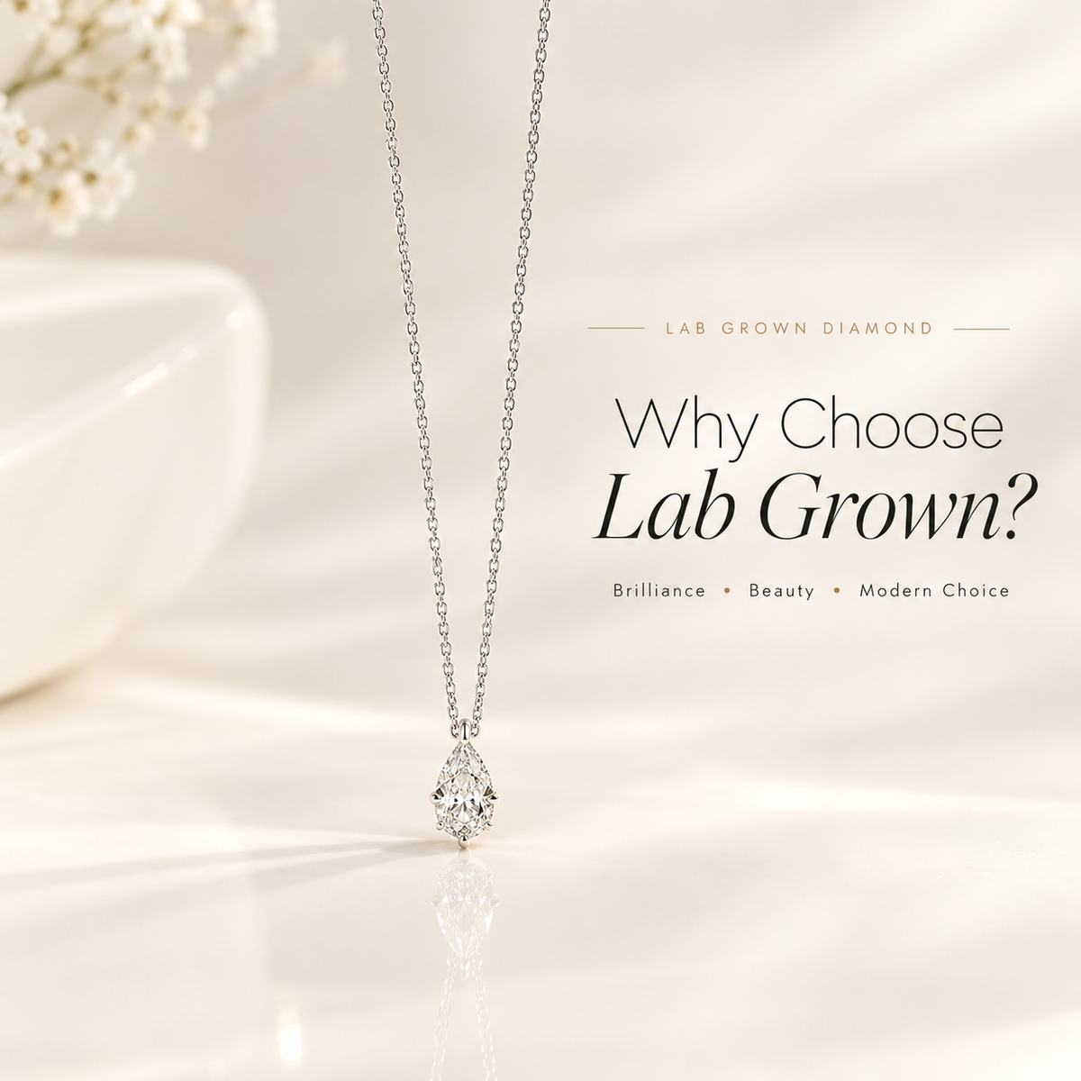 Lab Grown Diamond Necklace