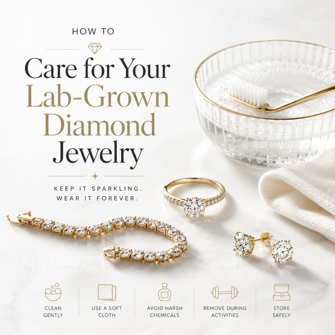 How to Care for Your Lab Grown Diamonds Jewellery