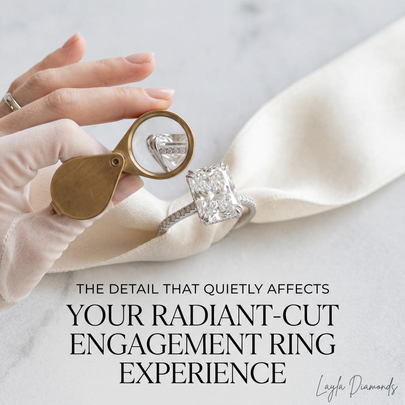 Radiant-Cut Engagement Ring