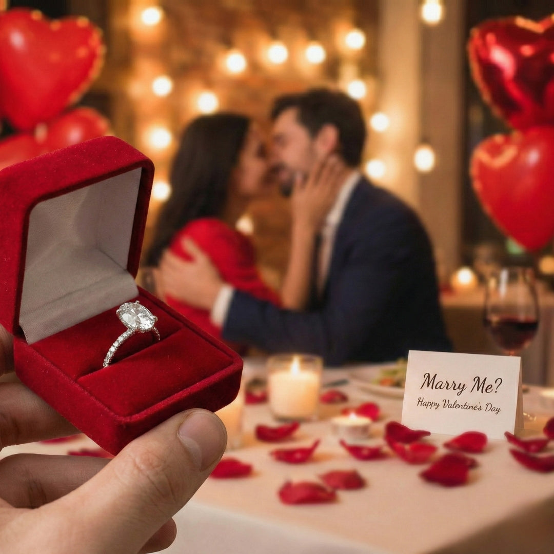 Oval Diamond Engagement Ring