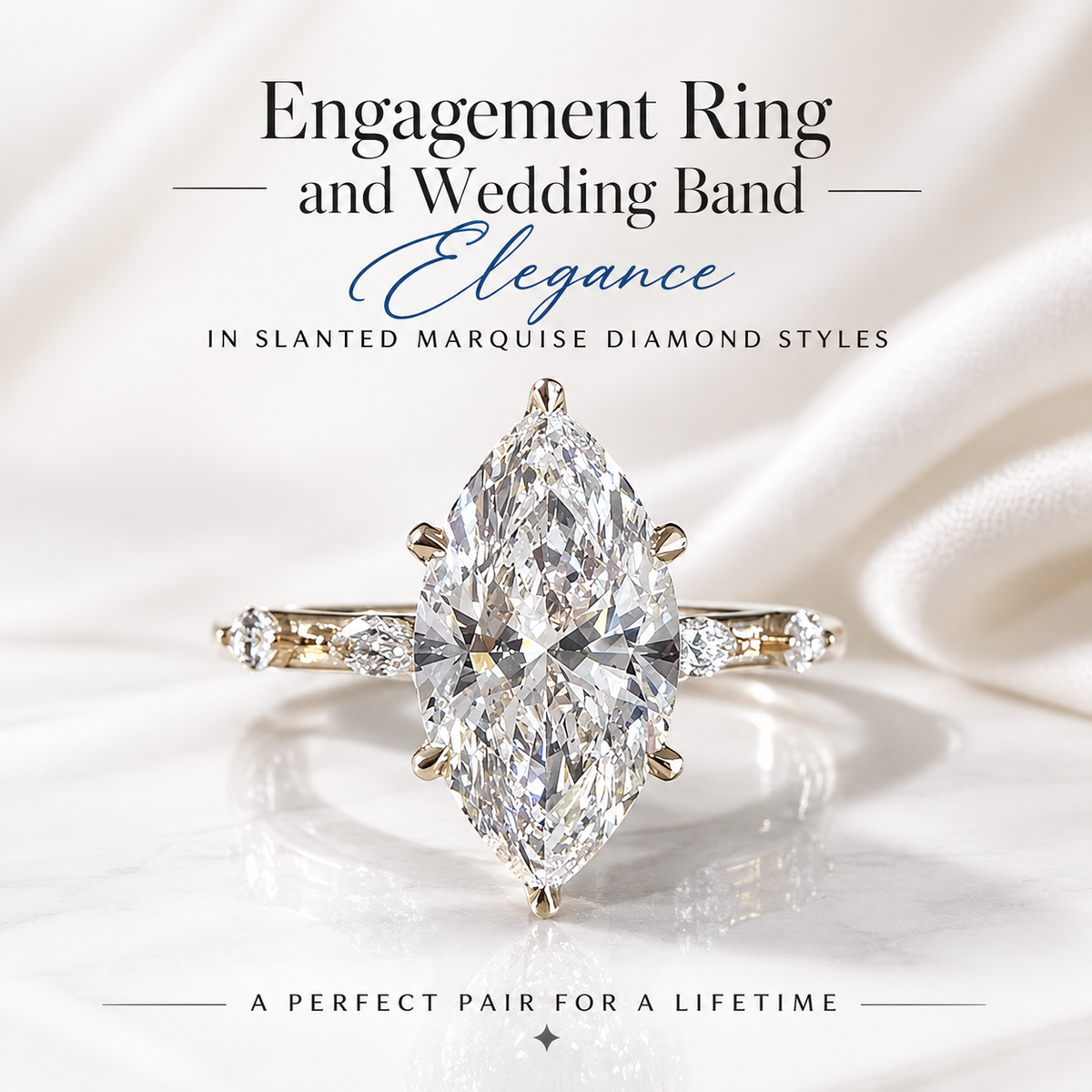 Engagement Ring and Wedding Band