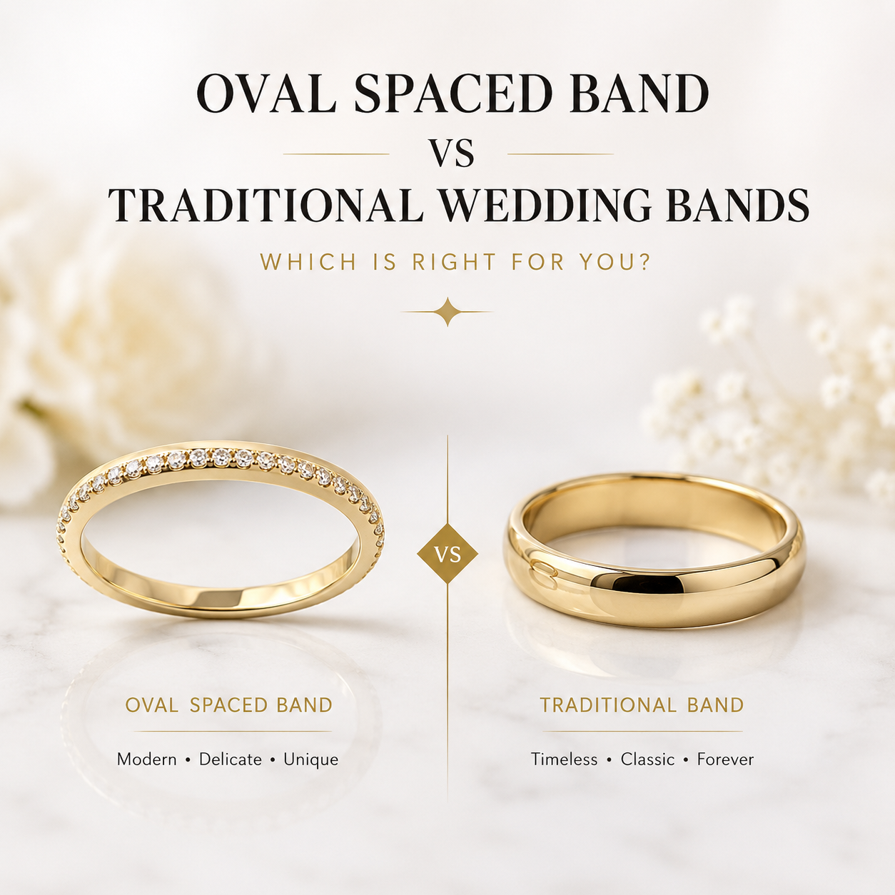 Oval Spaced Band