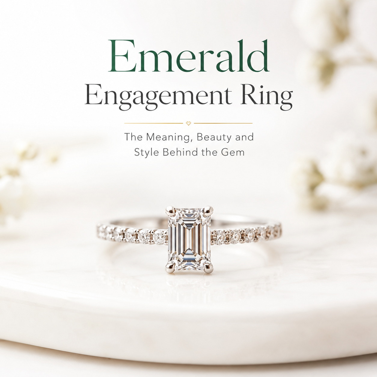 Emerald Engagement Ring