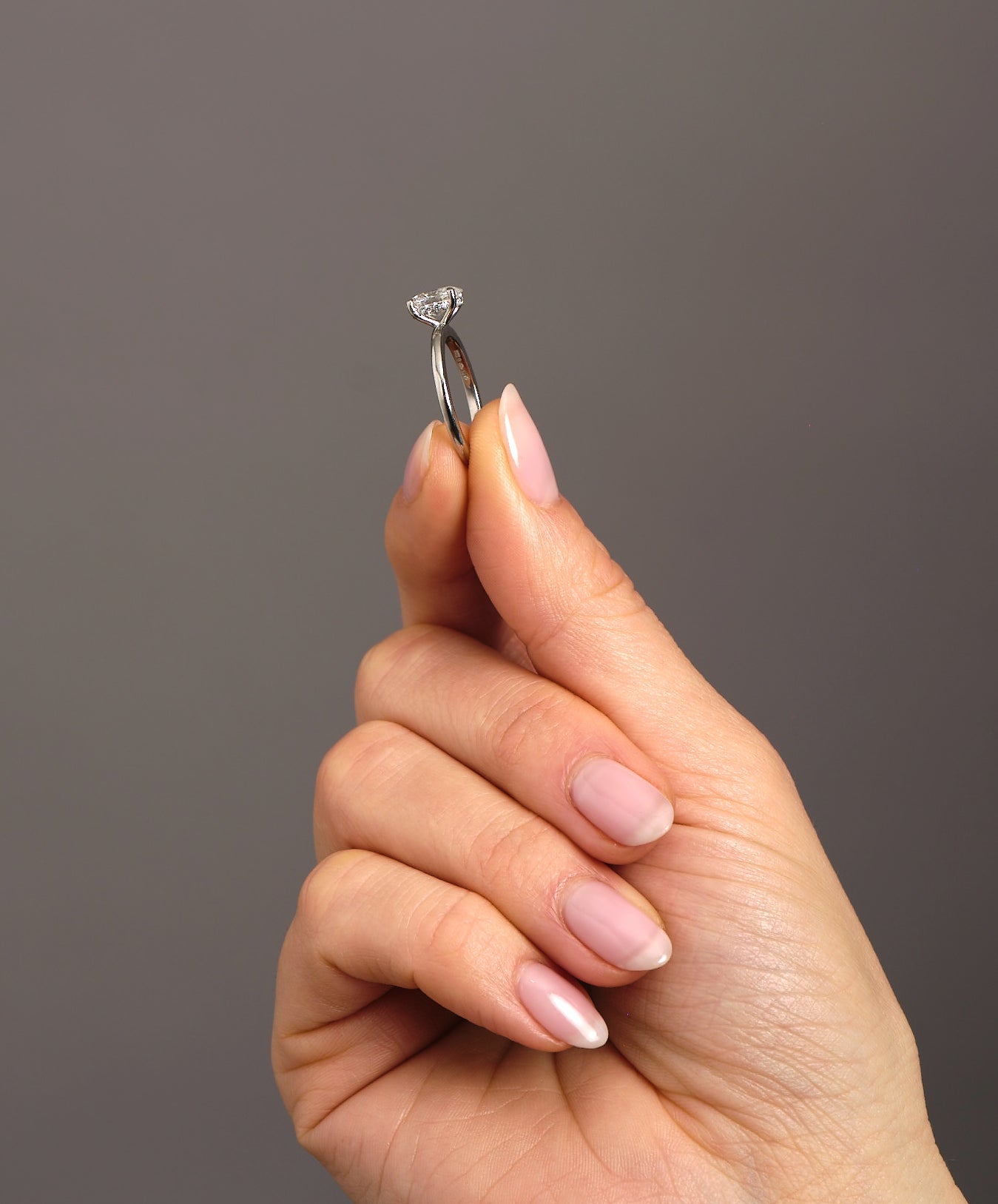 1ct Oval Hidden Halo Solitaire Lab Grown Diamond Engagement Rings