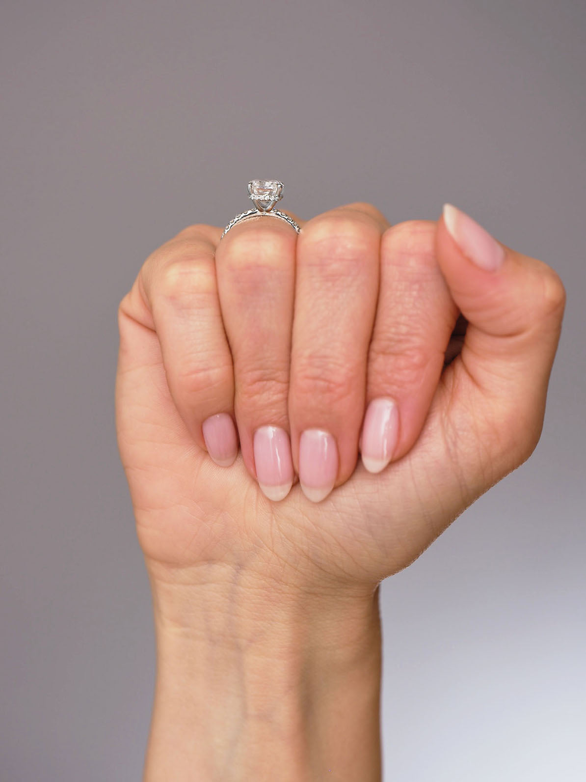 3.80ct Elongated Cushion Hidden Halo Lab Grown Diamond Engagement Rings.