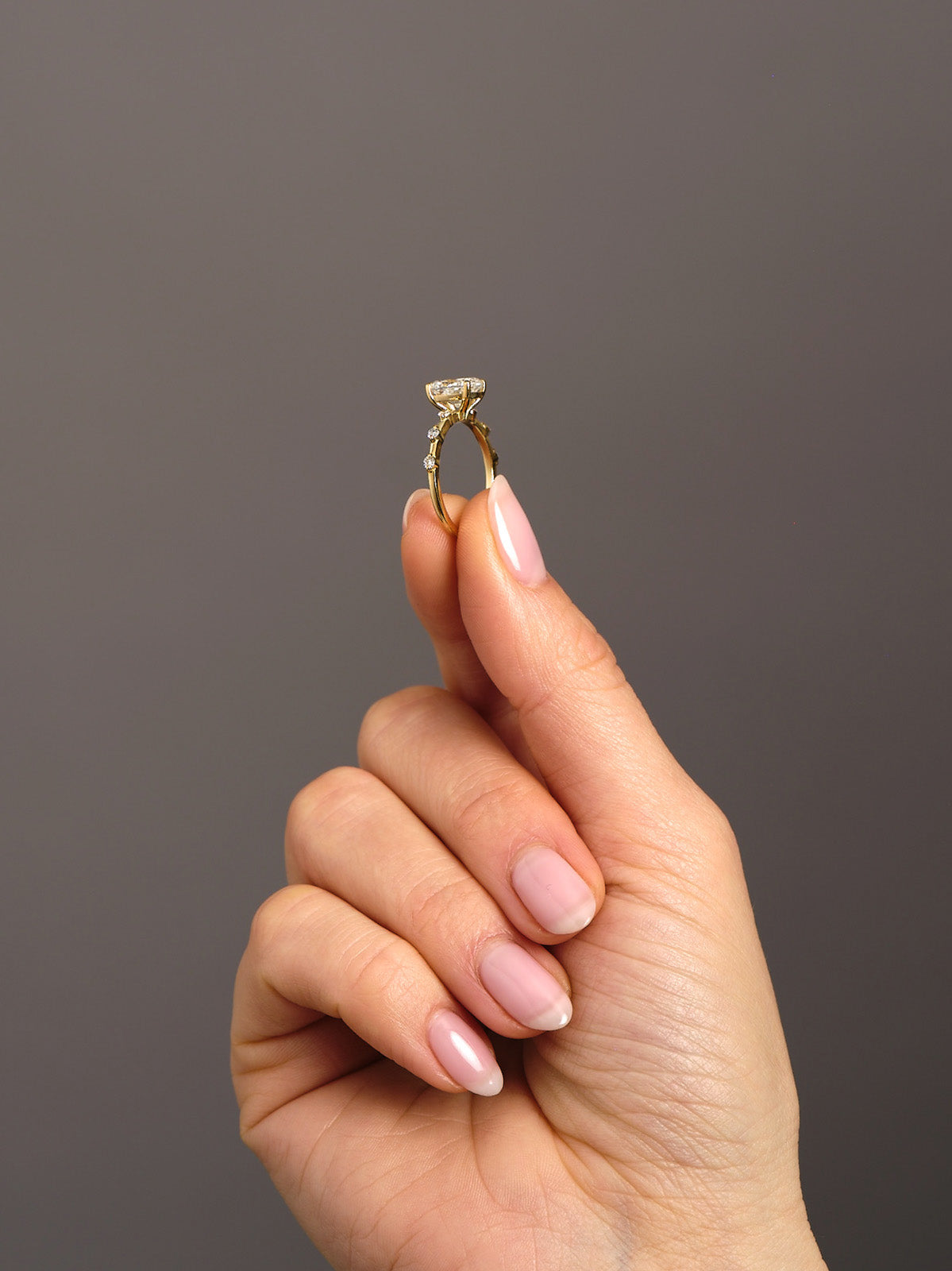 1.80ct Elongated Cushion Bubble lab grown diamond engagement rings.