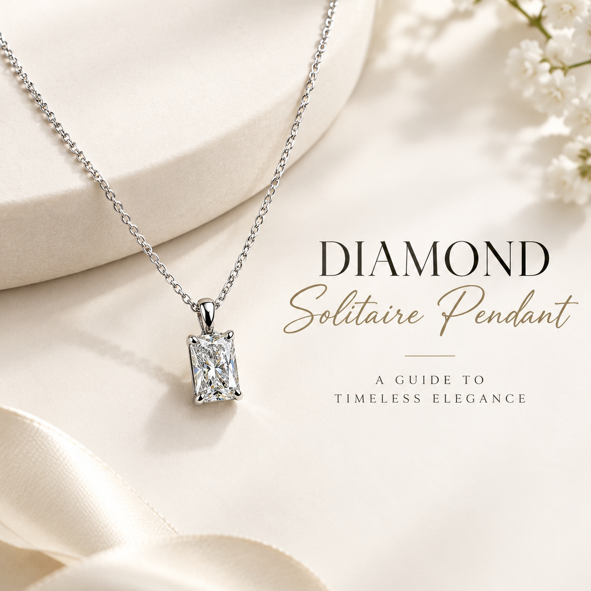 Diamond Solitaire Pendant