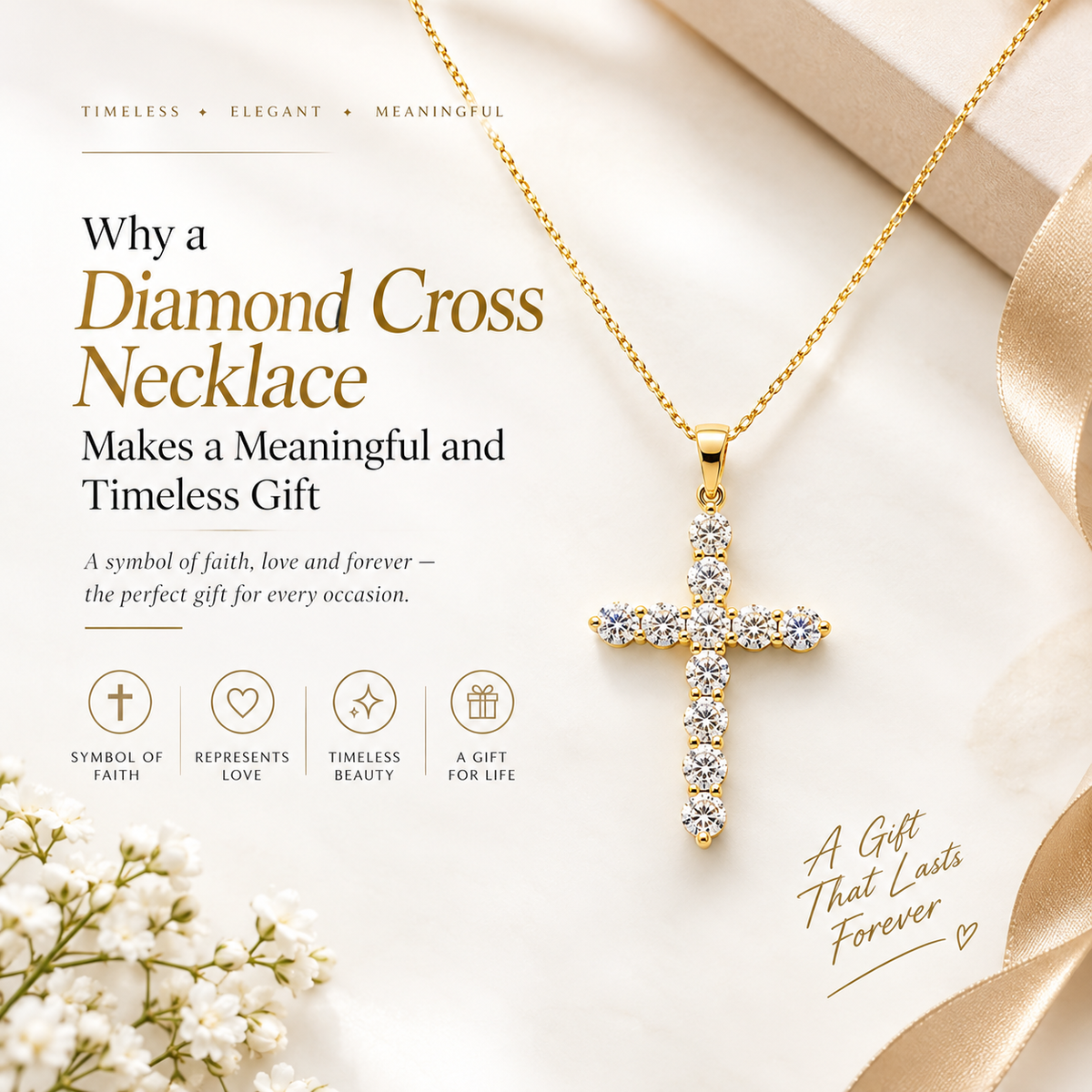 Diamond Cross Necklace