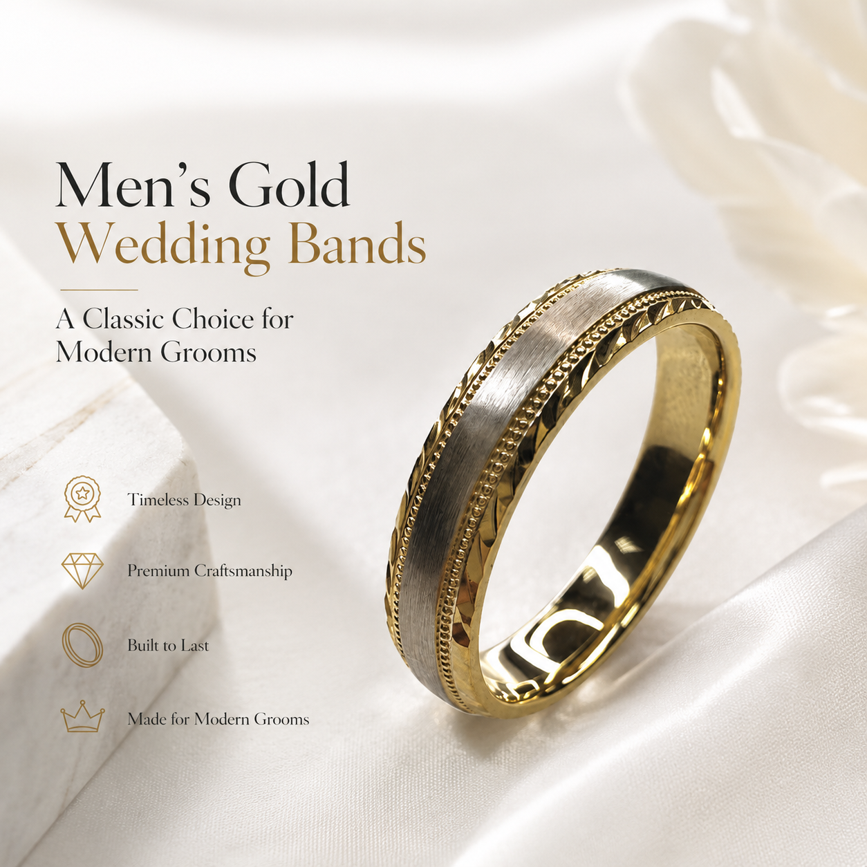 Men's Gold Wedding Bands