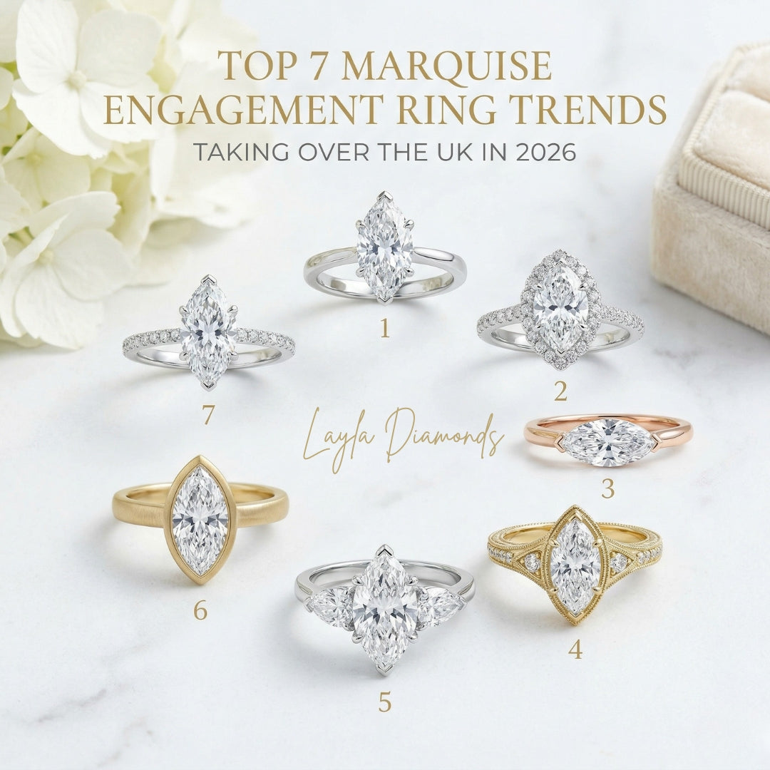  Marquise Engagement Ring 