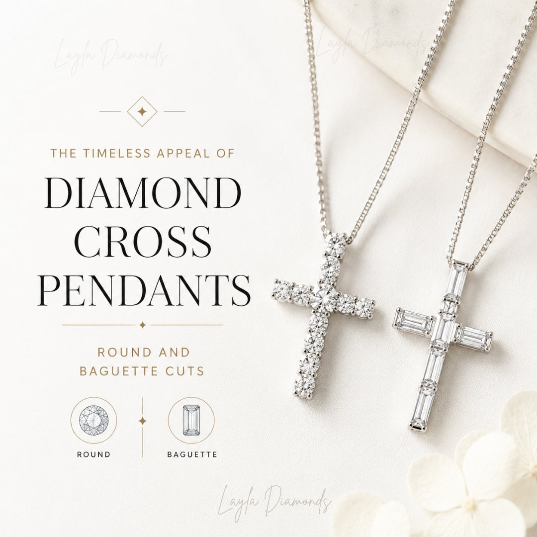 Diamond Cross Pendants