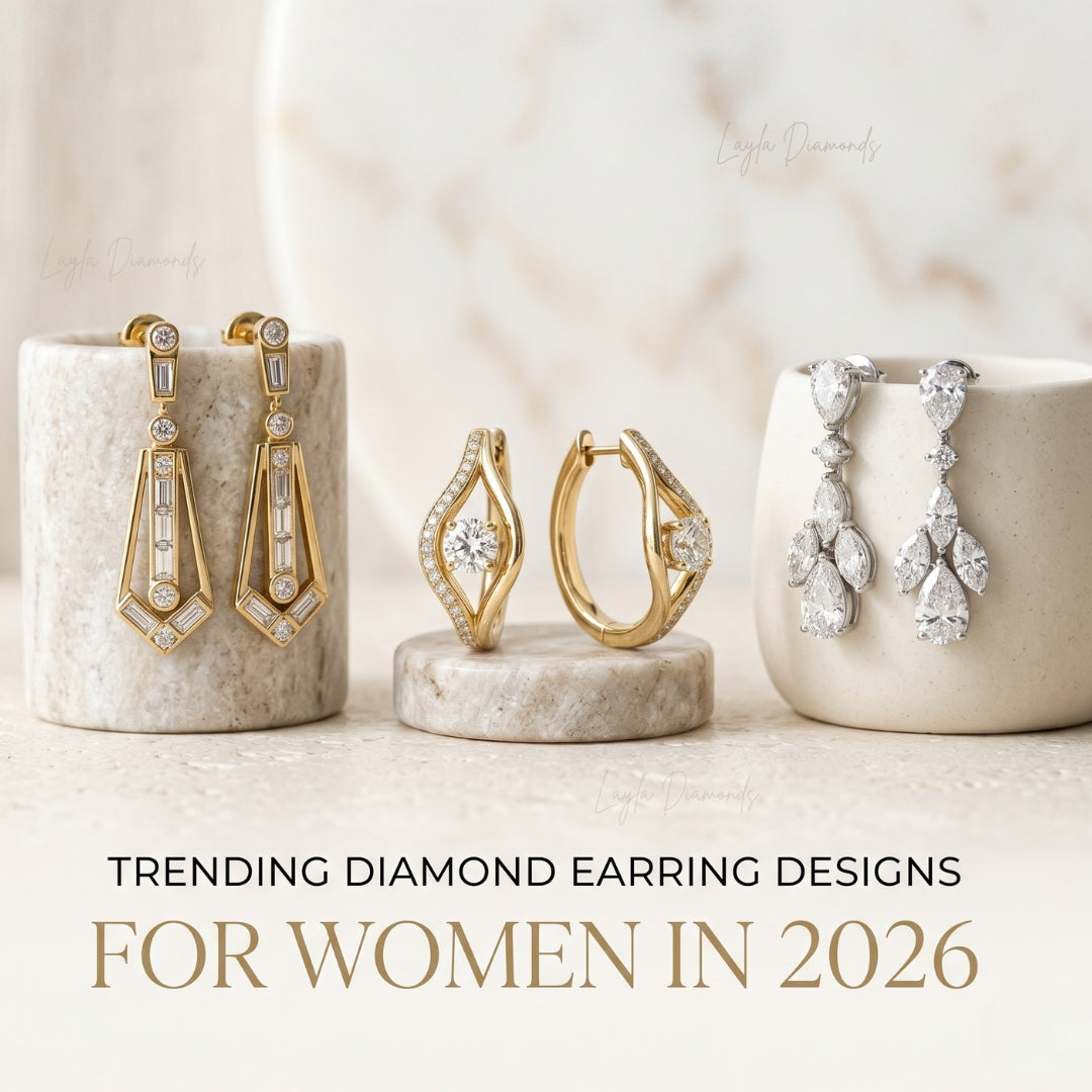 Trending Diamond Earring Designs for Women in 2026