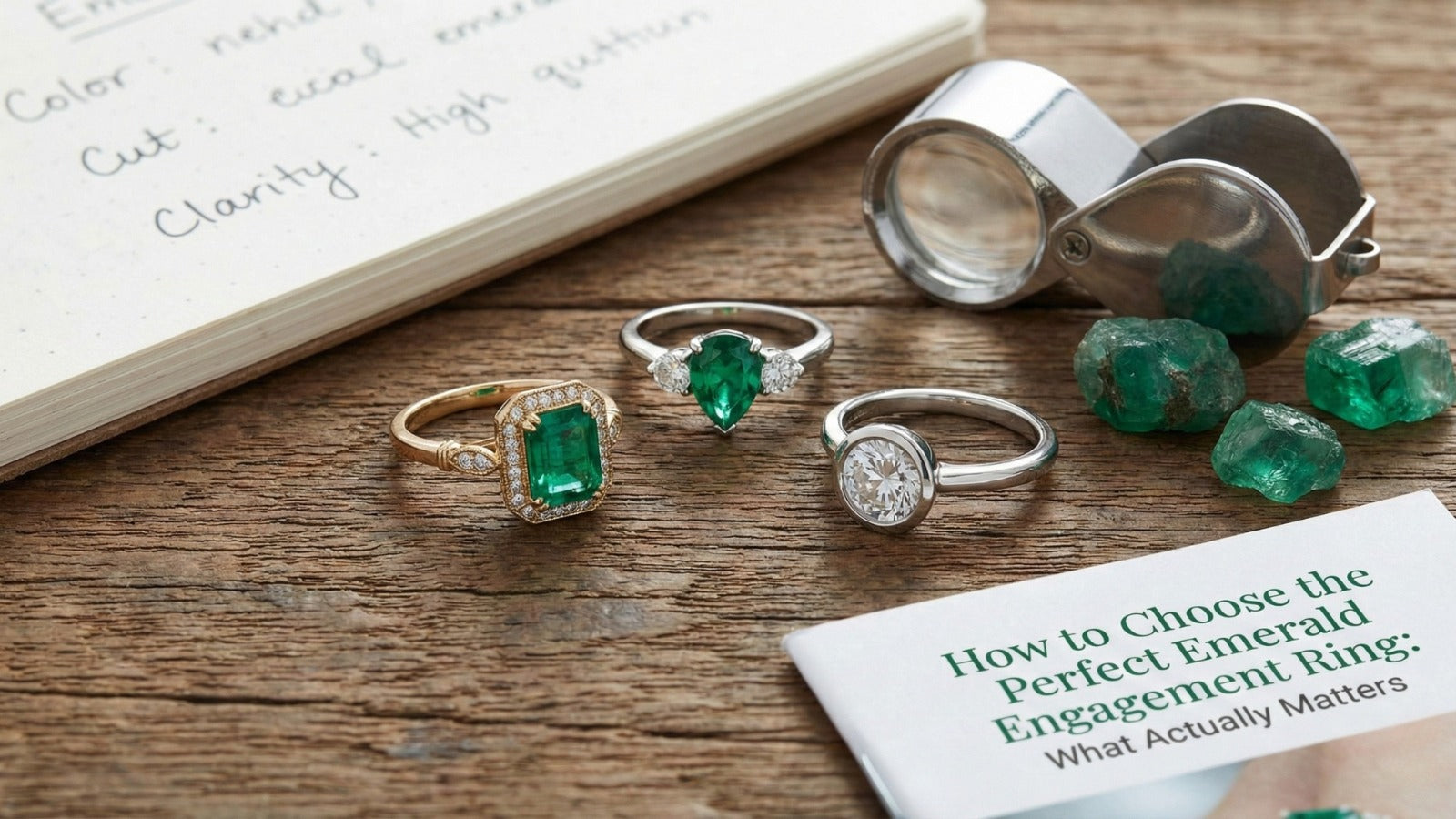 How to Choose the Perfect Emerald Engagement Ring: What Actually Matters