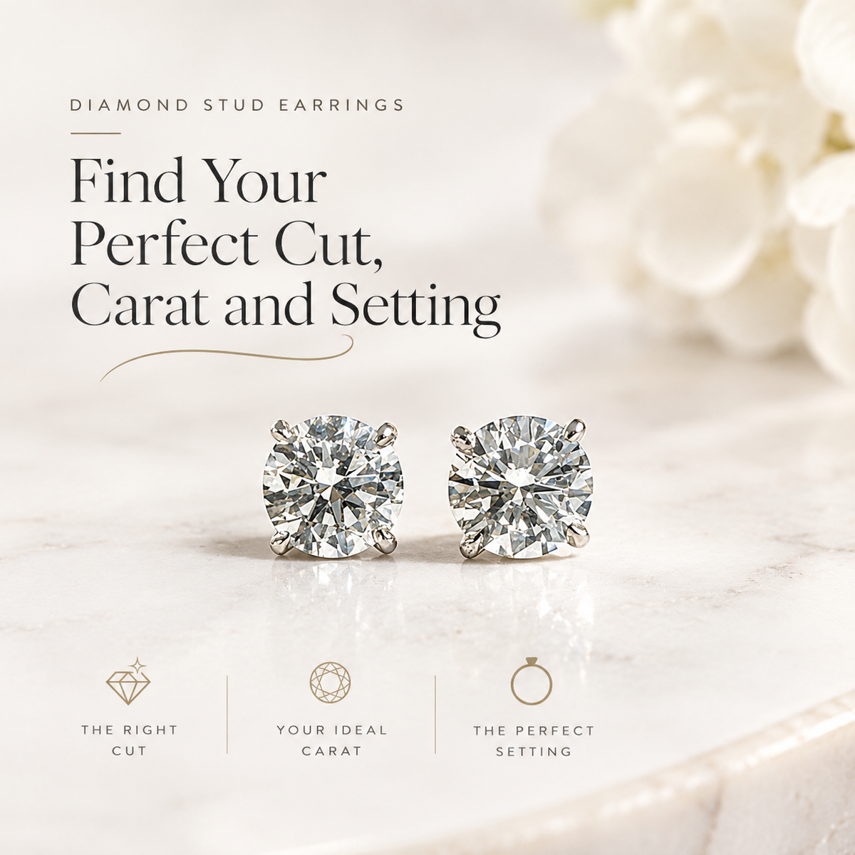 Diamond Stud Earrings