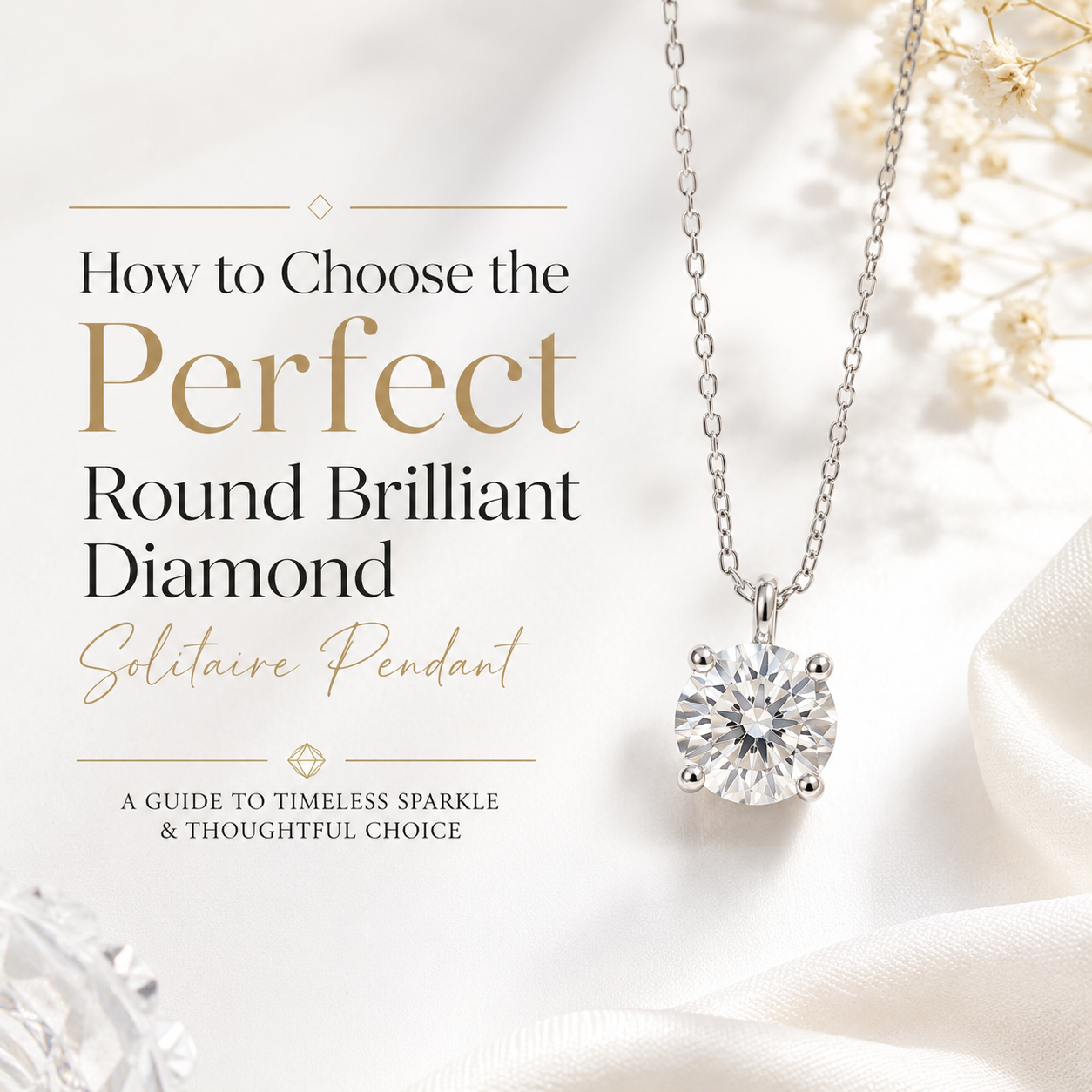 Diamond Solitaire Pendant