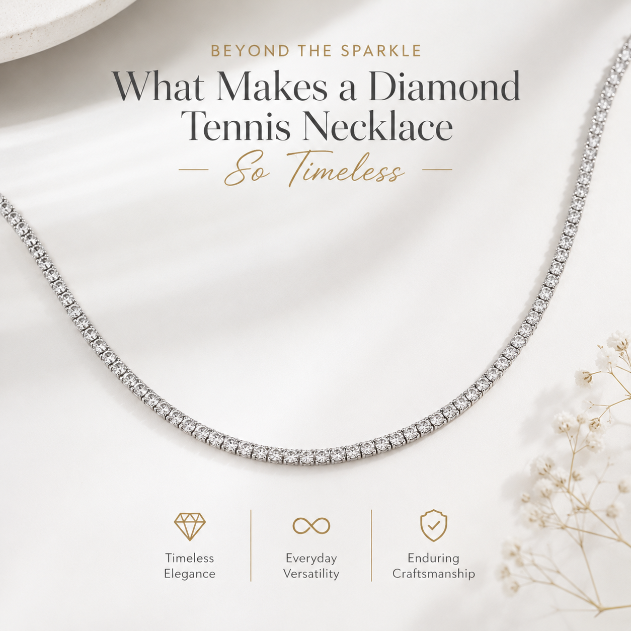  Diamond Tennis Necklace 