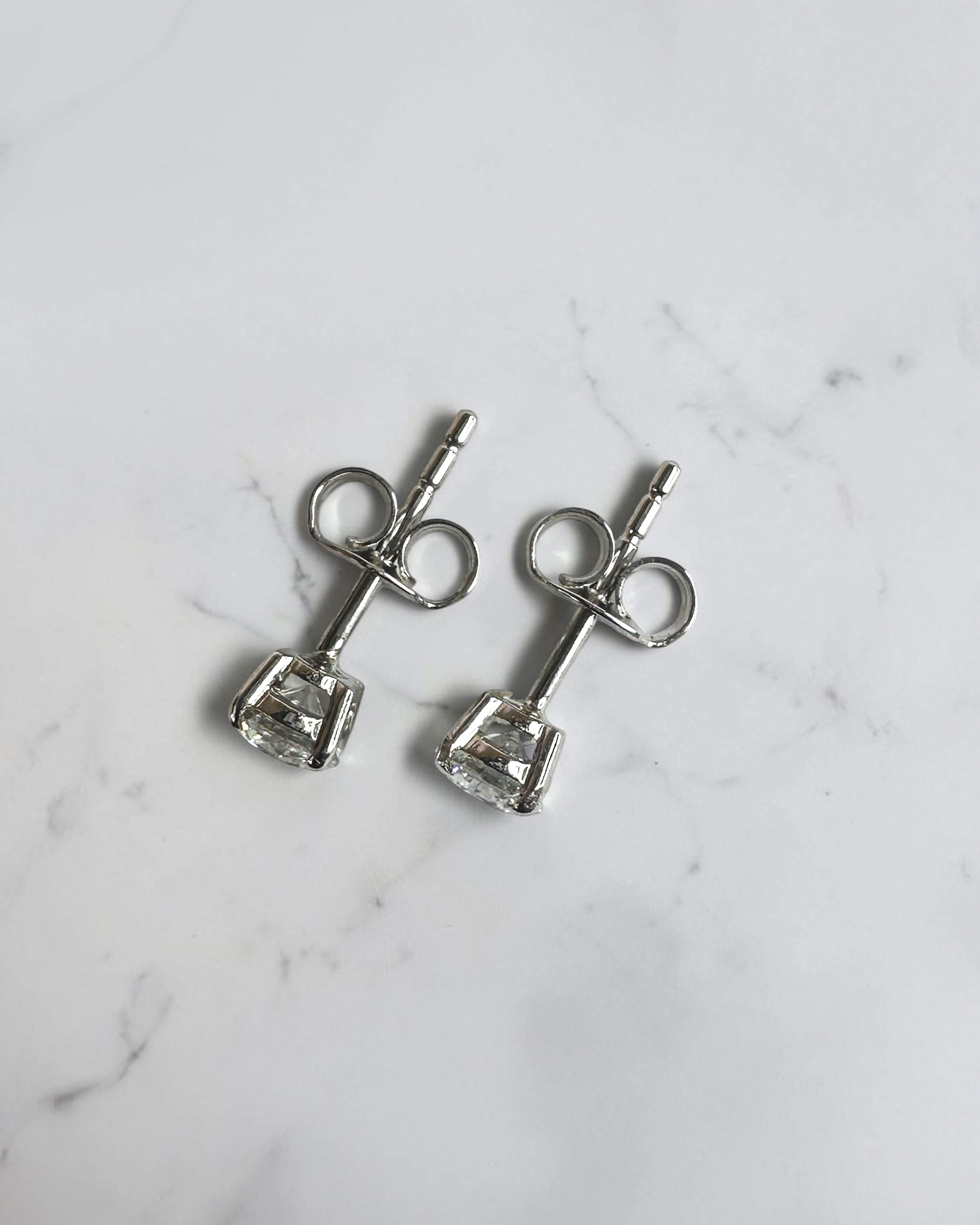 0.70ct Round Lab Grown Diamond Stud Earrings