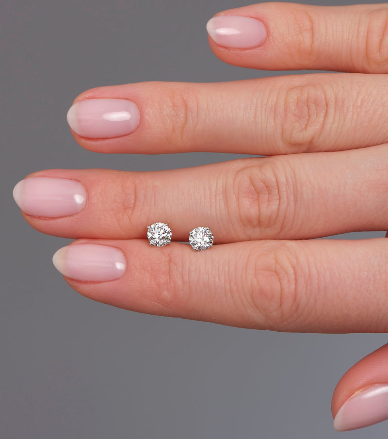 1.20ct Diamond Stud Earrings for Women