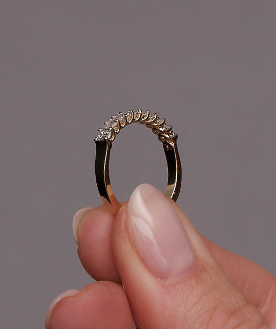 Mini Emerald Cut Band