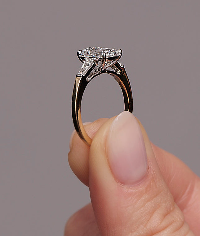 2ct Emerald Cut Tapered Baguettes