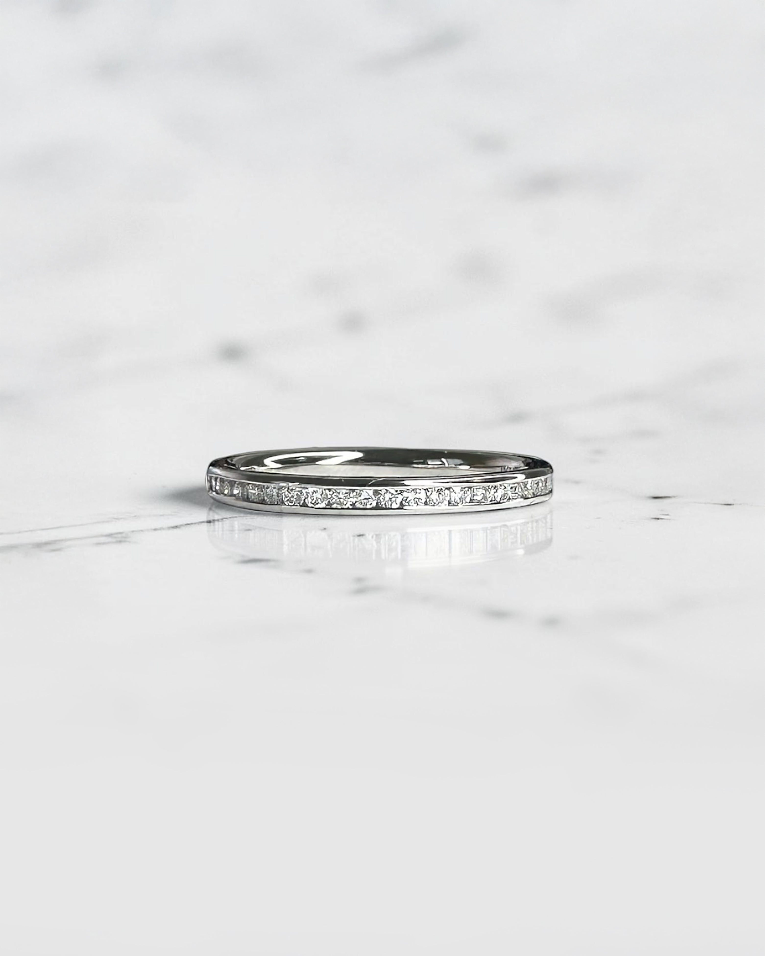 0.20ct Channel Set Round Diamond Wedding Band