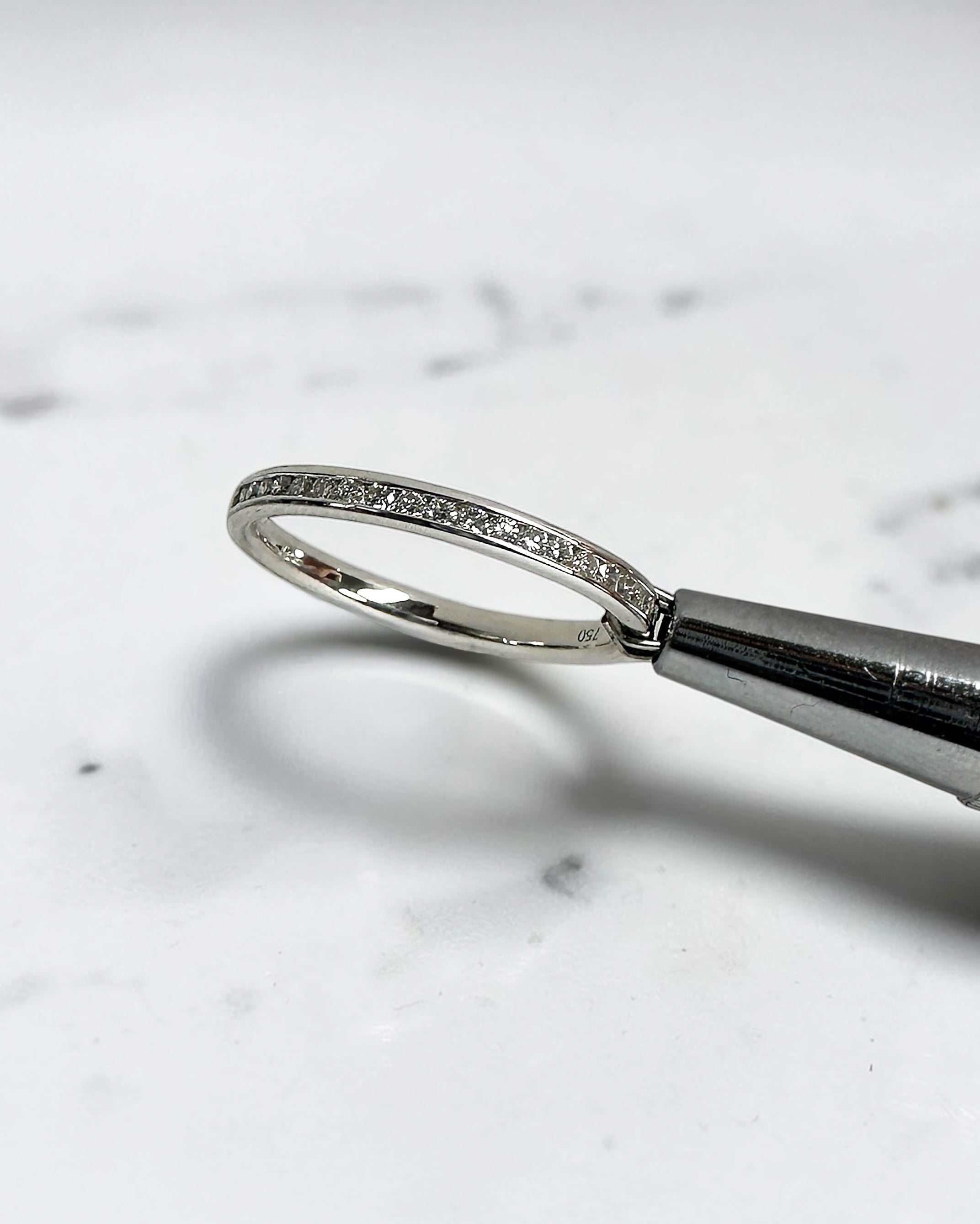 0.20ct Channel Set Round Diamond Wedding Band