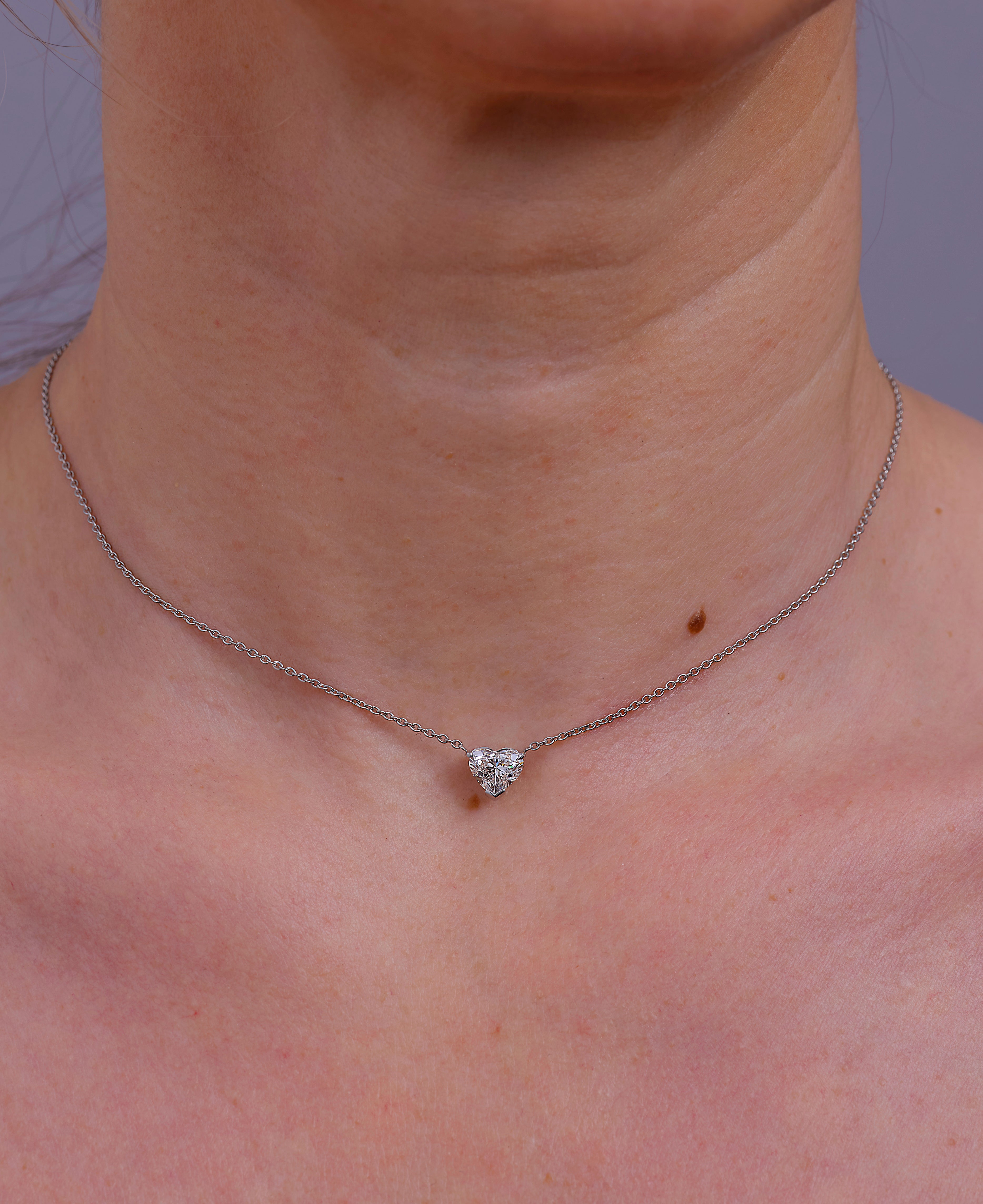1.50ct Heart Pendant