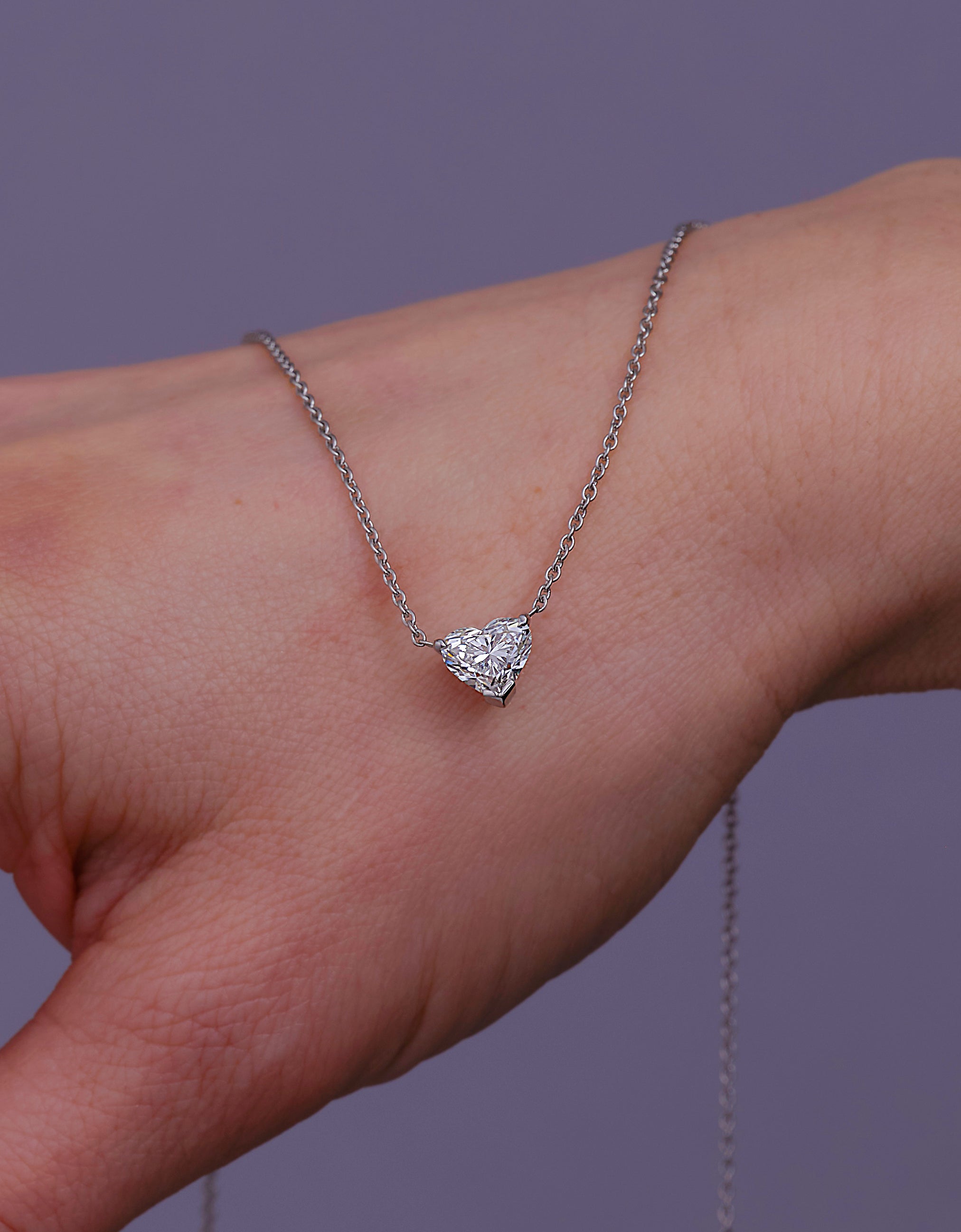 1.50ct Heart Pendant