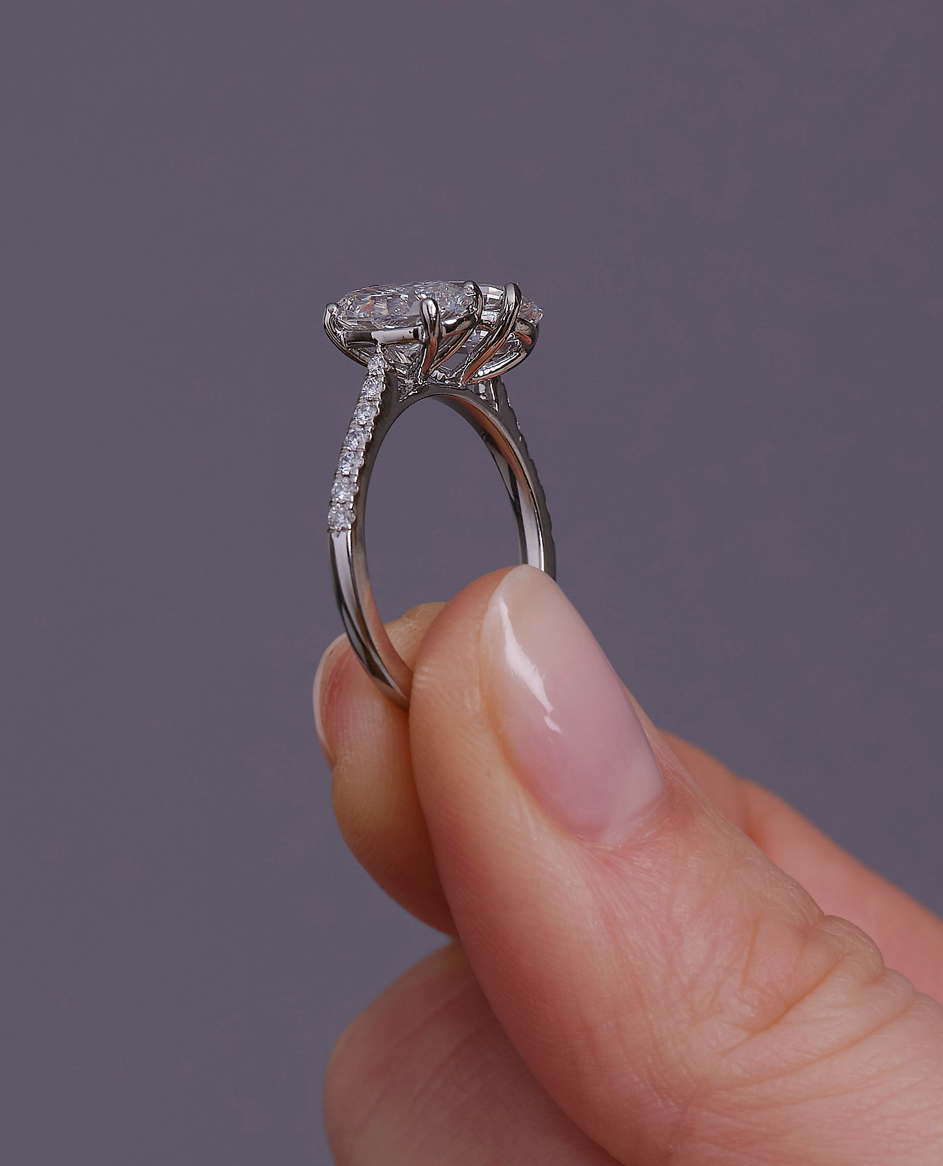 Diamond Toi Et Moi Lab Grown Engagement Rings