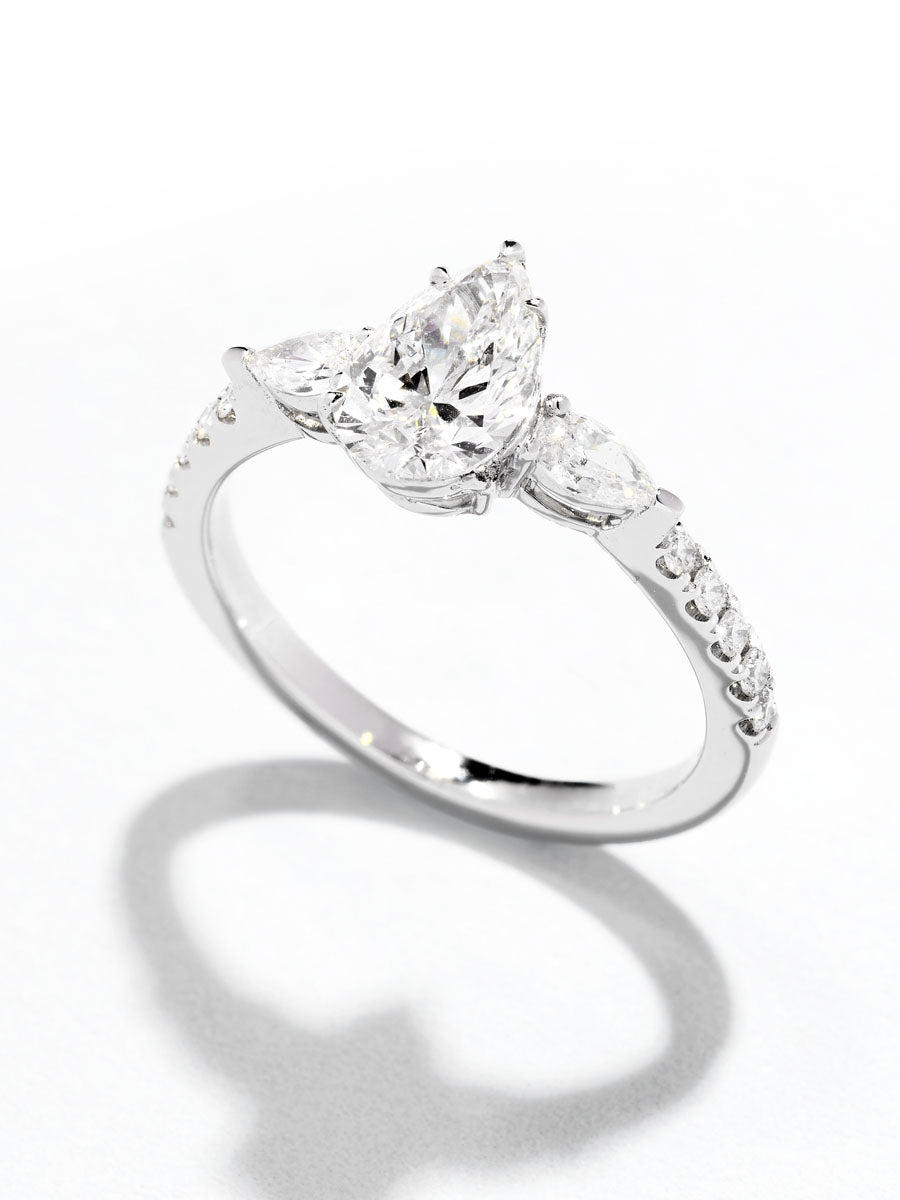 1.50ct Pear Trilogy