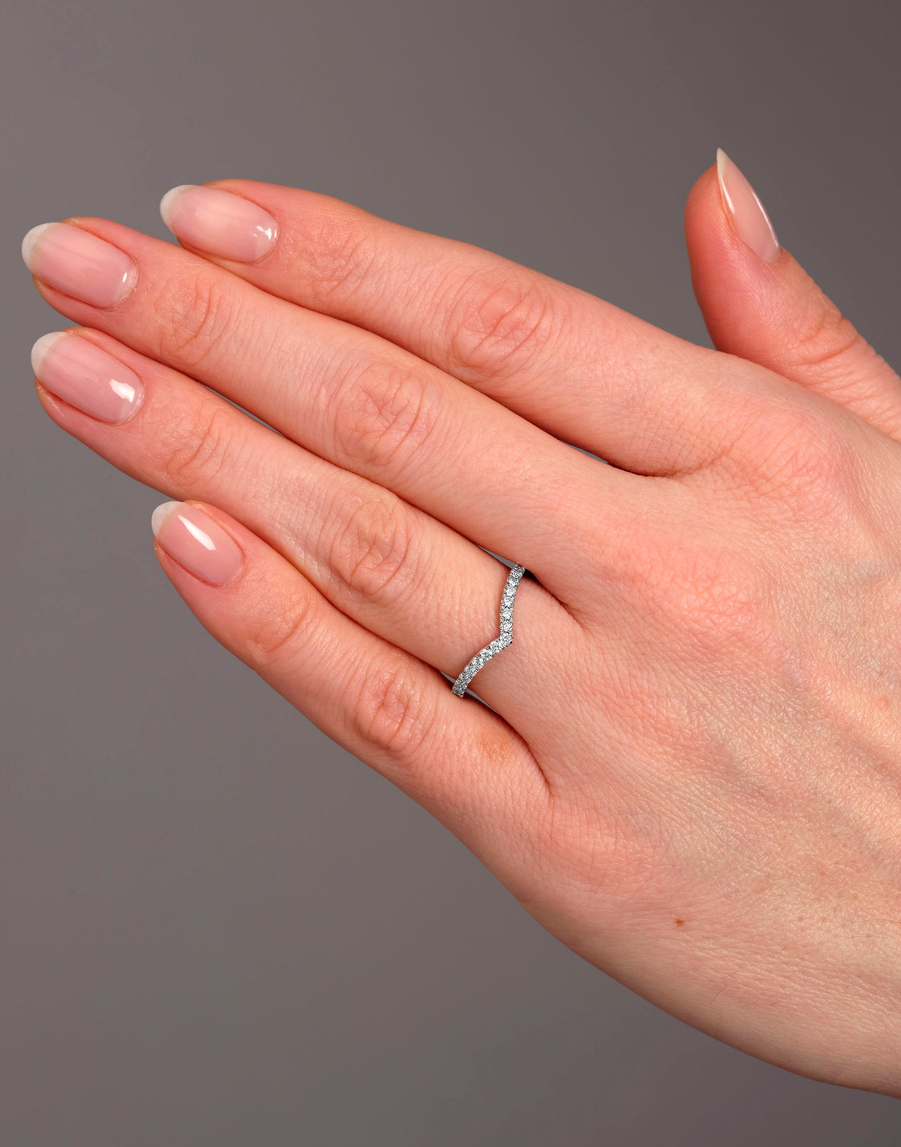 0.30ct Wishbone Eternity Band